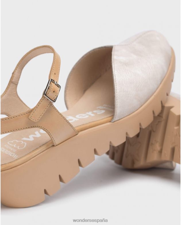 sandalia caravaca tie dye topo/arena mujer Wonders 40486279 calzado