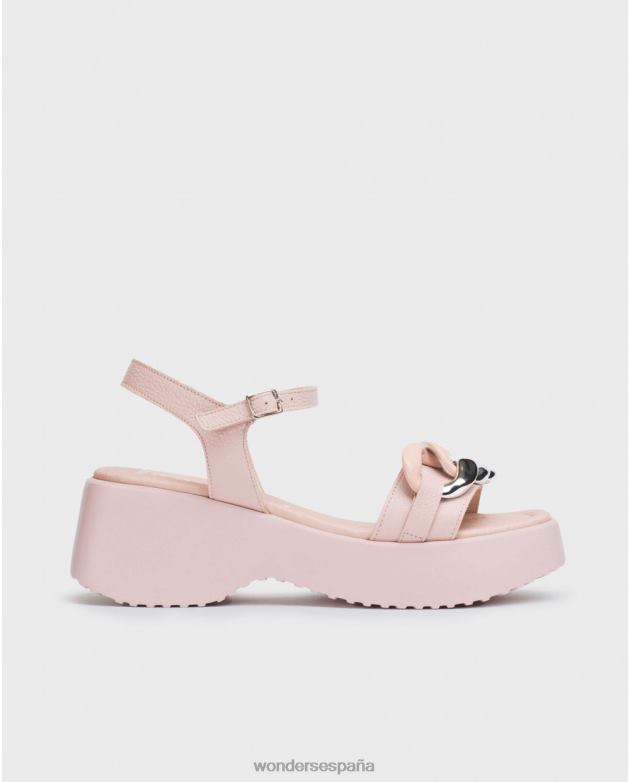 sandalia claire rosa rosa mujer Wonders 404867 calzado