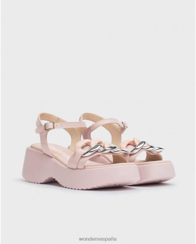 sandalia claire rosa rosa mujer Wonders 404867 calzado