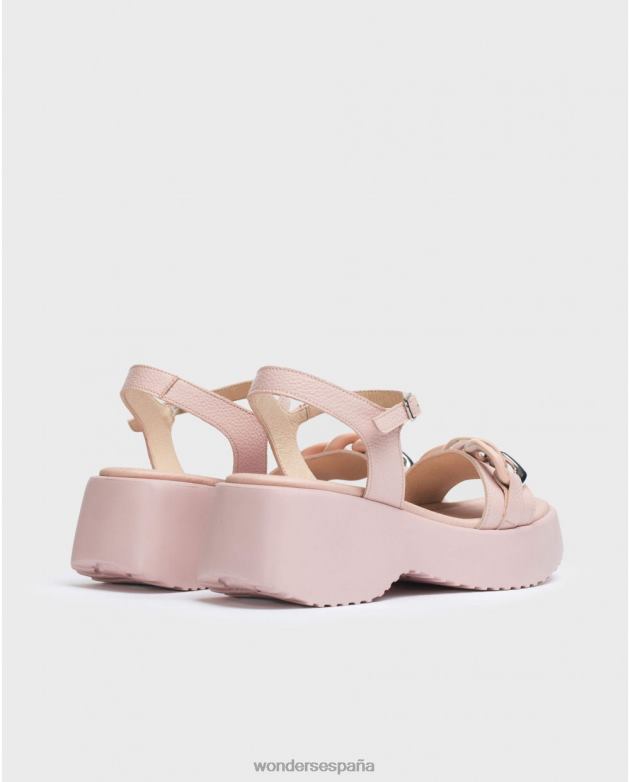sandalia claire rosa rosa mujer Wonders 404867 calzado
