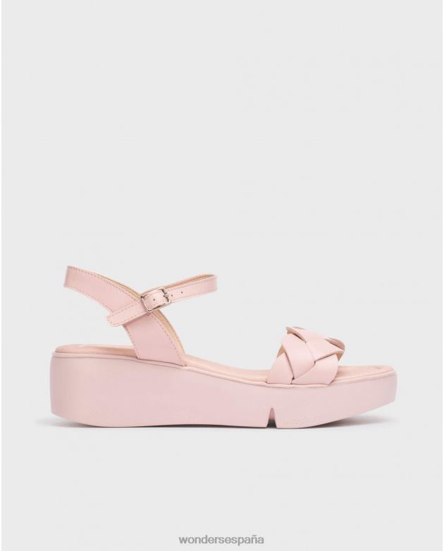 sandalia dita rosa rosa mujer Wonders 40486191 calzado