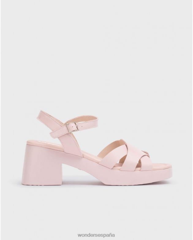 sandalia georgina rosa rosa mujer Wonders 40486164 calzado