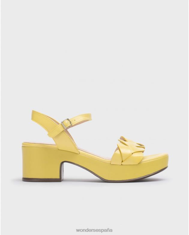 sandalia lima luna amarilla mujer Wonders 40486243 calzado