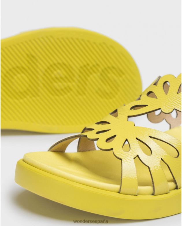 sandalia lima margarita verde lima mujer Wonders 4048641 calzado