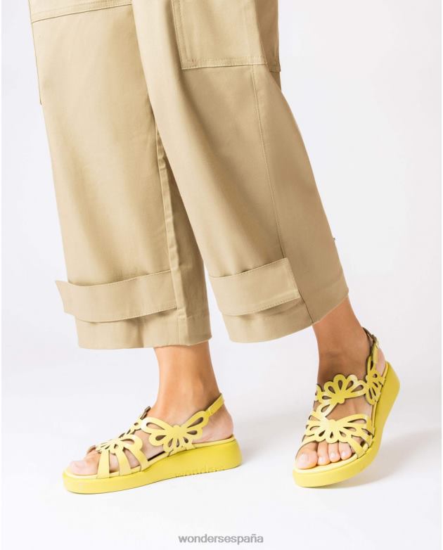 sandalia lima margarita verde lima mujer Wonders 4048641 calzado