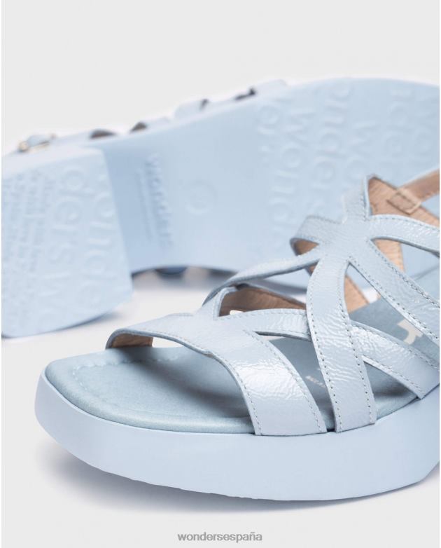 sandalia loreto azul mujer Wonders 40486165 calzado