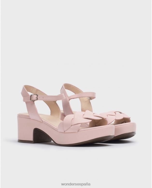 sandalia luna rosa rosa mujer Wonders 40486245 calzado