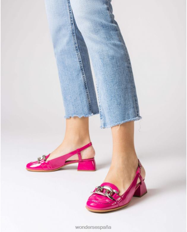 sandalia maxine rosa orquidea mujer Wonders 40486104 calzado