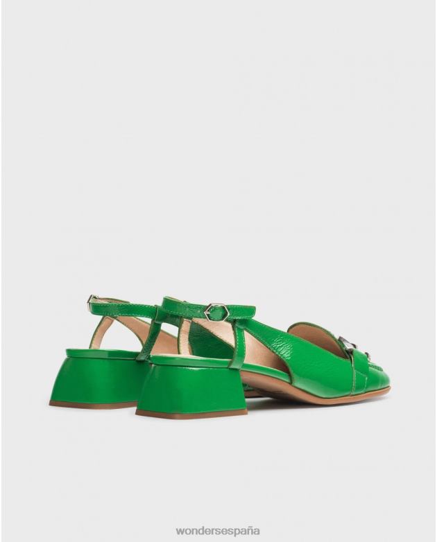 sandalia maxine verde jade mujer Wonders 40486101 calzado