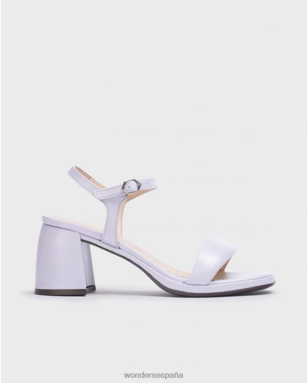 sandalia río lavanda violeta mujer Wonders 40486229 calzado