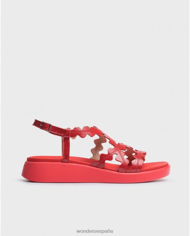 sandalia reina roja mujer Wonders 40486310 calzado