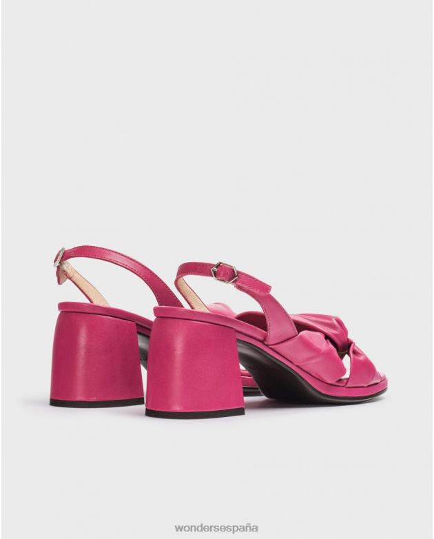 sandalia salvaje rosa orquidea mujer Wonders 4048683 calzado