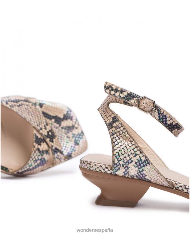 sandalia serpiente de arena mamy mujer Wonders 40486265 calzado