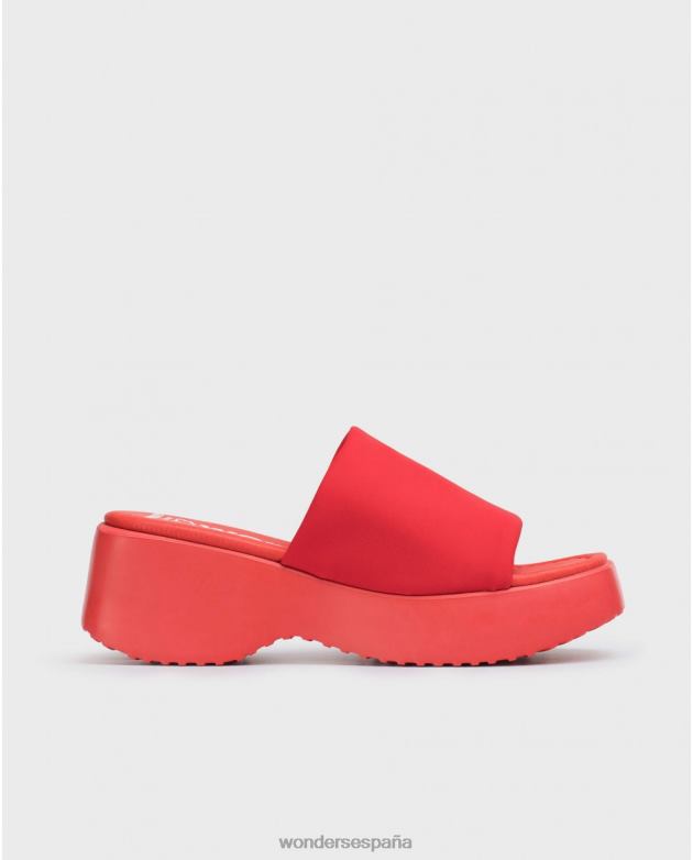 sandalia susan roja mujer Wonders 40486288 calzado