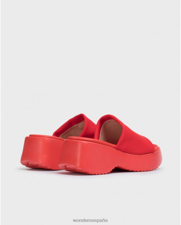 sandalia susan roja mujer Wonders 40486288 calzado