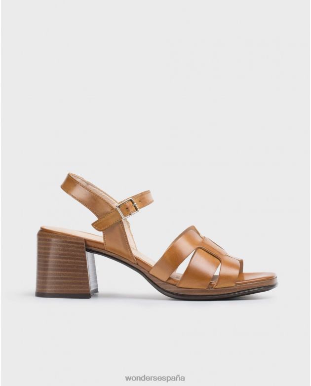 sandalias marrones conac dop mujer Wonders 40486326 calzado