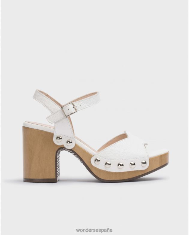 zapato lexi blanco roto mujer Wonders 4048624 calzado