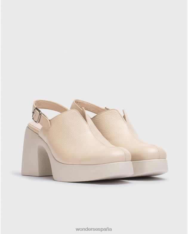 zapatos alaska beige natural mujer Wonders 40486151 calzado
