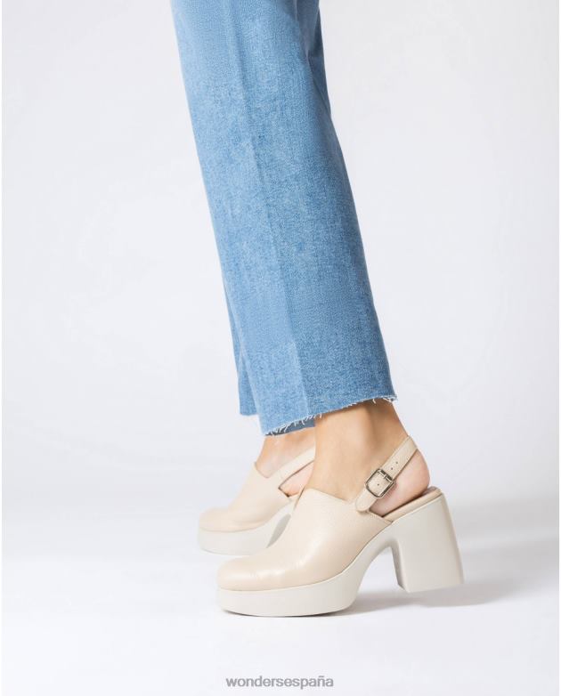 zapatos alaska beige natural mujer Wonders 40486151 calzado