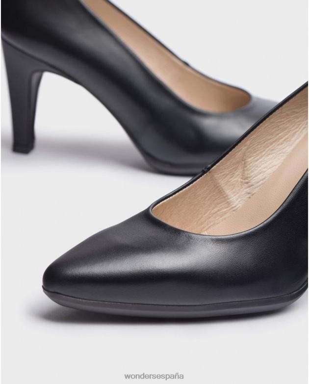 zapato banus negro negro mujer Wonders 40486303 calzado