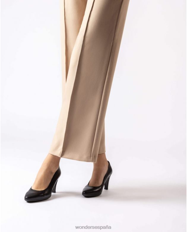 zapato banus negro negro mujer Wonders 40486303 calzado