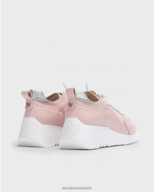 Sneaker ros/pl rosa-plata menta mujer Wonders 40486173 calzado