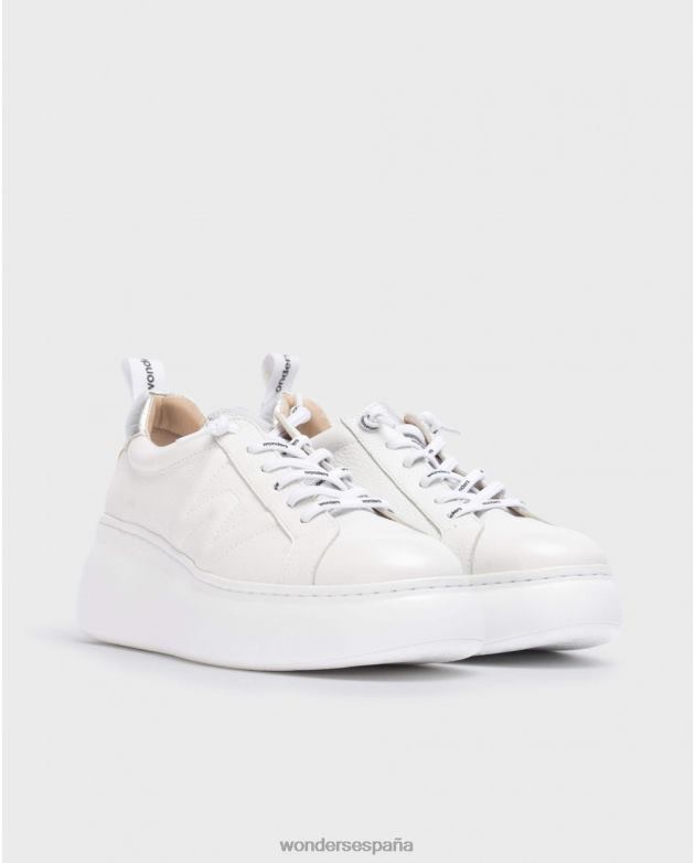 blanco roto/pl mocasín dorita mujer Wonders 40486336 calzado