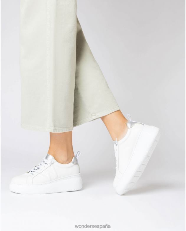 blanco roto/pl mocasín dorita mujer Wonders 40486336 calzado