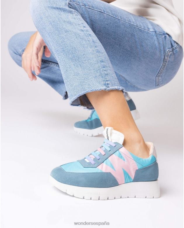 jeans/zapatilla odisei azul mujer Wonders 4048695 calzado