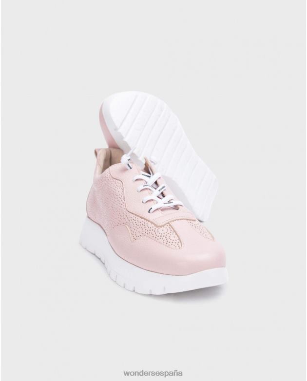 rosa zapatilla estrella rosa mujer Wonders 40486156 calzado