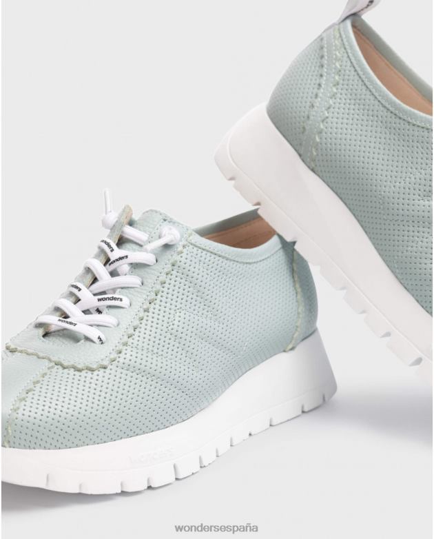zapatilla aloe estrella azul mujer Wonders 40486295 calzado