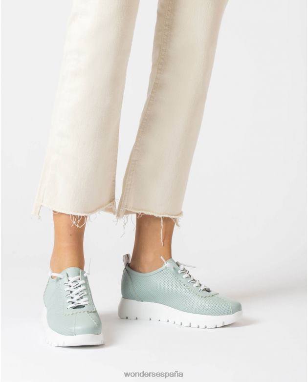 zapatilla aloe estrella azul mujer Wonders 40486295 calzado