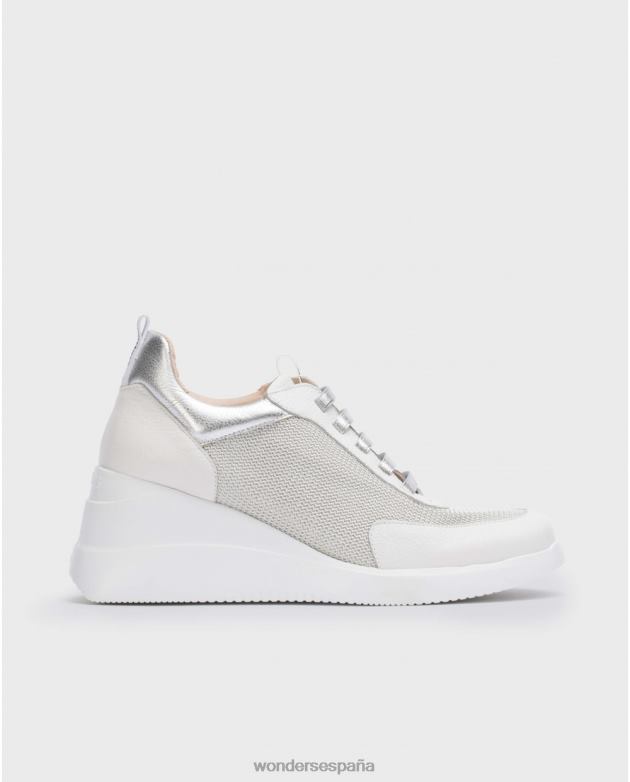 zapatilla arcoiris blanca off/gri/pl mujer Wonders 40486130 calzado