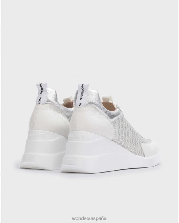 zapatilla arcoiris blanca off/gri/pl mujer Wonders 40486130 calzado