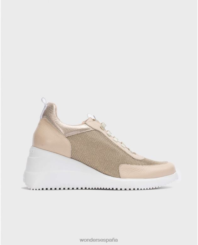 zapatilla beige arcoiris nat/bei/pt mujer Wonders 40486129 calzado