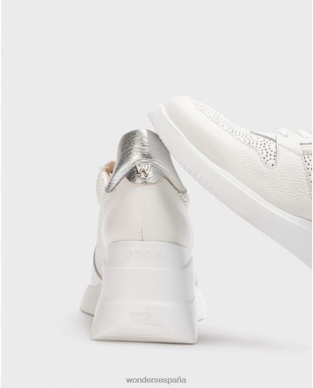 zapatilla de cambio blanca off/plata mujer Wonders 40486128 calzado