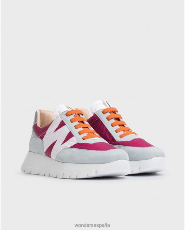 zapatilla odisei aloe/blanc azul mujer Wonders 40486248 calzado