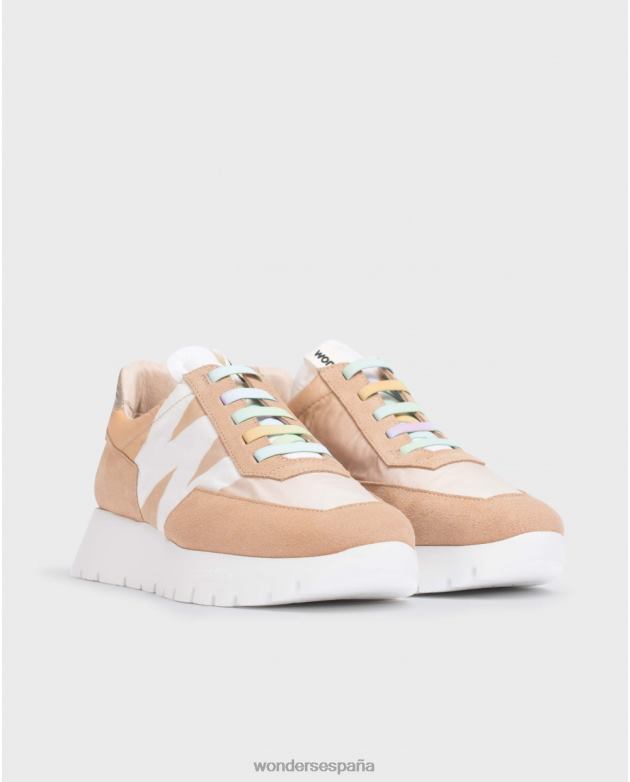 zapatilla odisei marrón arena/natu mujer Wonders 4048696 calzado