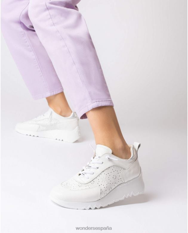 zapatillas blancas off/pl mujer Wonders 40486203 calzado