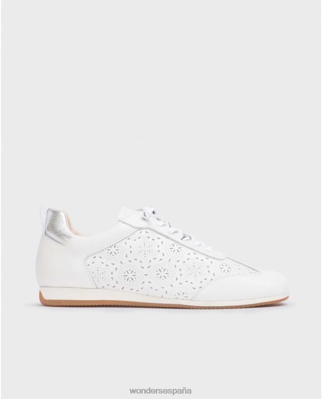 zapatillas brit blancas off/plata mujer Wonders 40486282 calzado