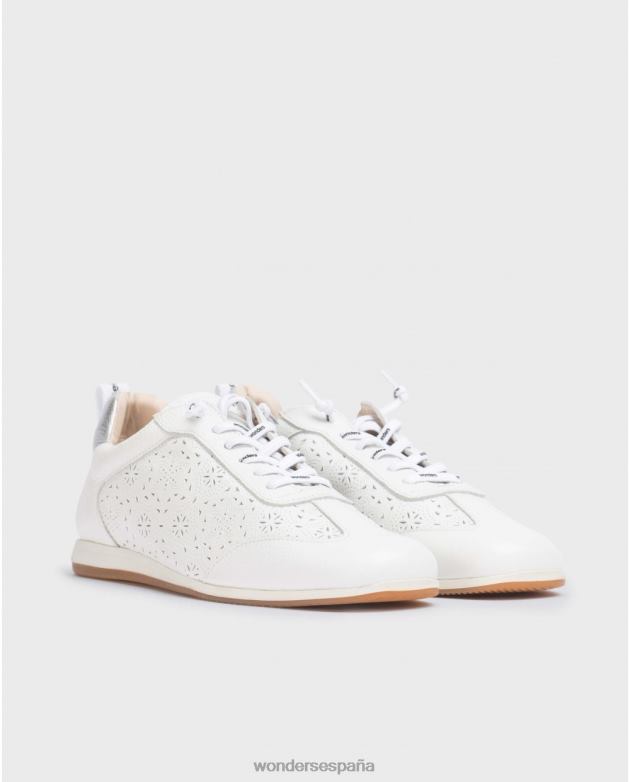 zapatillas brit blancas off/plata mujer Wonders 40486282 calzado