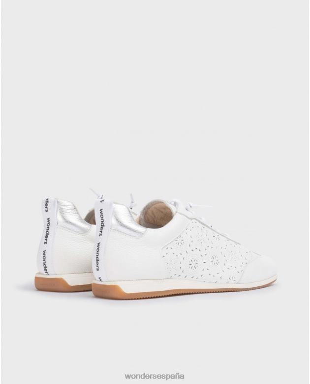 zapatillas brit blancas off/plata mujer Wonders 40486282 calzado