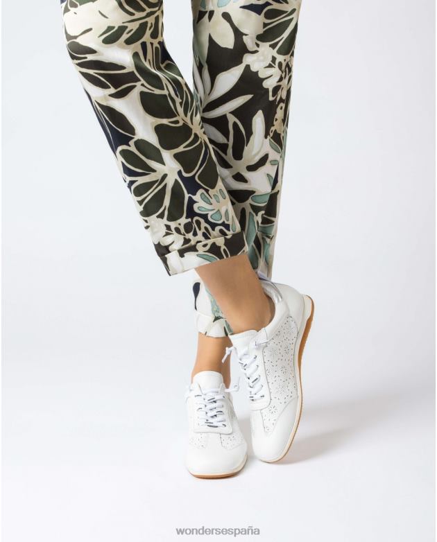 zapatillas brit blancas off/plata mujer Wonders 40486282 calzado