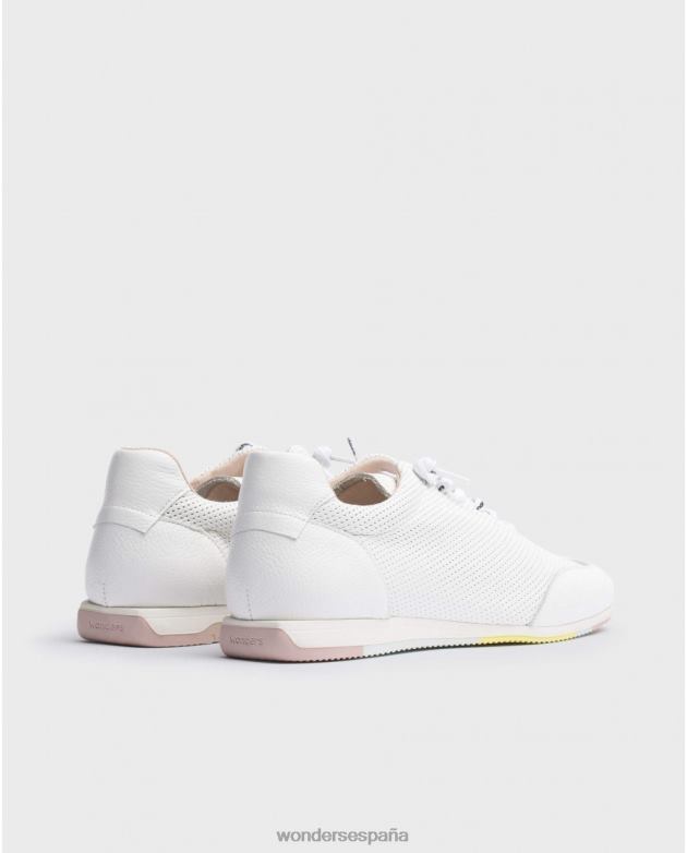 zapatillas carol blanco roto mujer Wonders 40486305 calzado