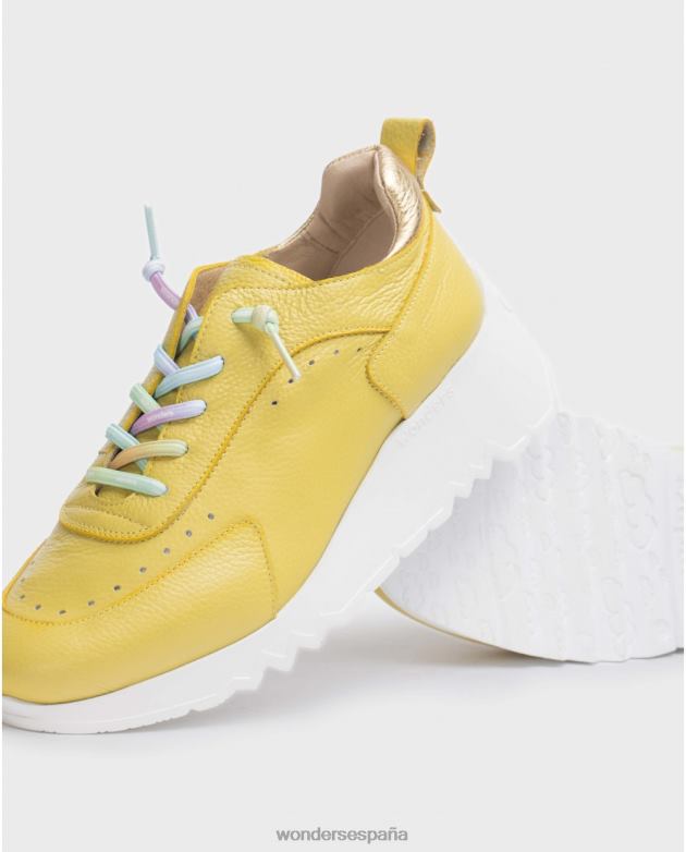 zapatillas lim/go amarillo menta mujer Wonders 40486170 calzado