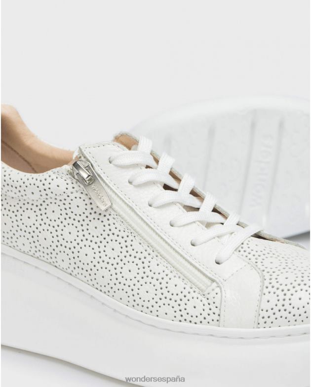zapatillas tyler blancas mujer Wonders 40486337 calzado