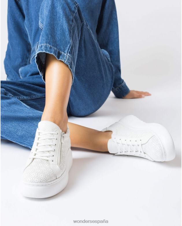zapatillas tyler blancas mujer Wonders 40486337 calzado