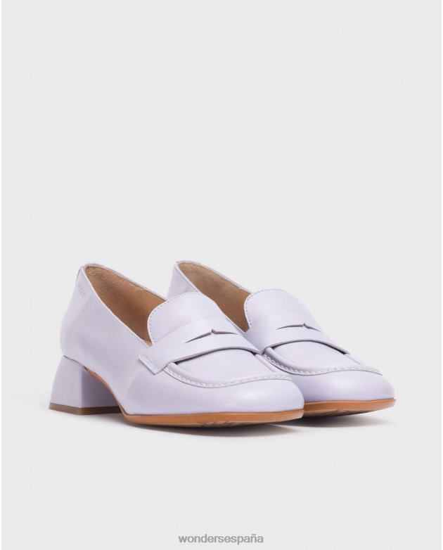 mocasín de regalo violeta lavanda mujer Wonders 40486220 calzado