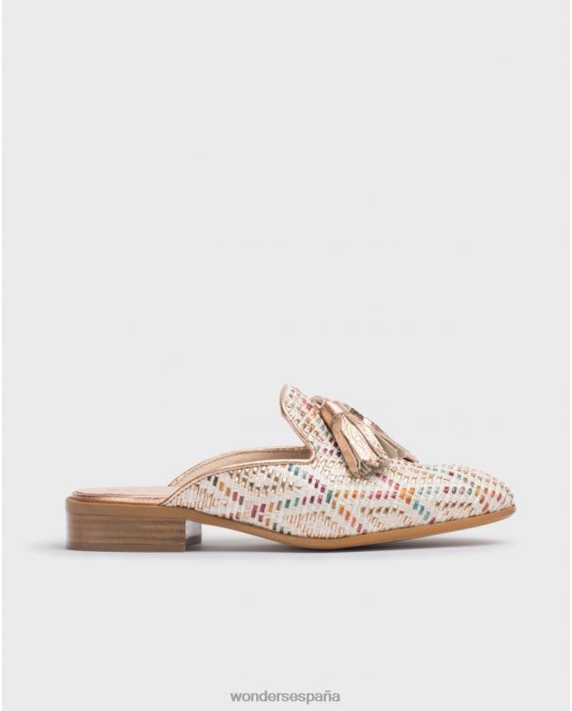 mule naeo multi/rame multicolor mujer Wonders 40486264 calzado