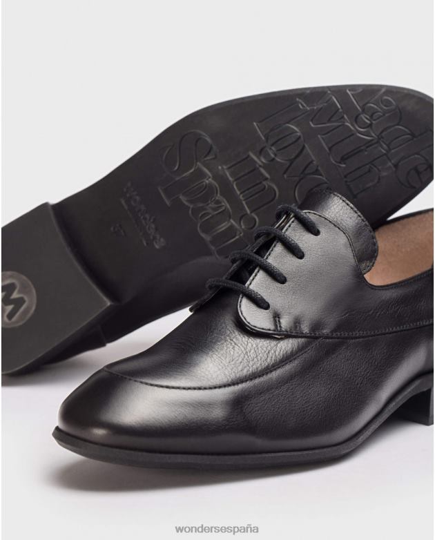 negro b-7620 mujer Wonders 40486458 calzado